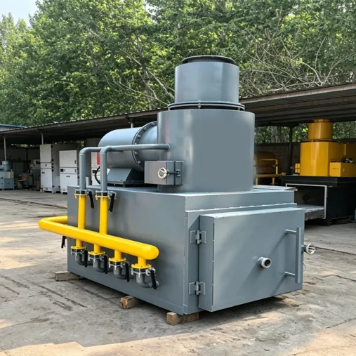 Incinerator de eliminare a deșeurilor medicale de 50 kg